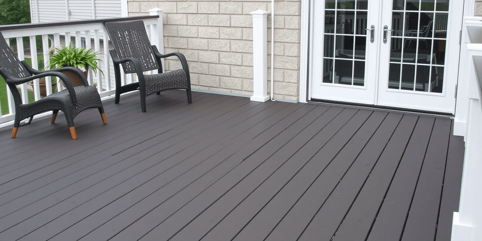 can you paint composite decking