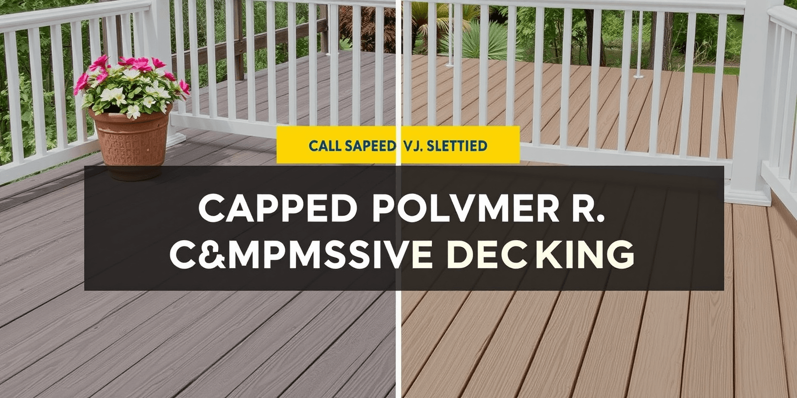Capped Polymer vs. Capped Composite Decking: Choosing the Right Material
