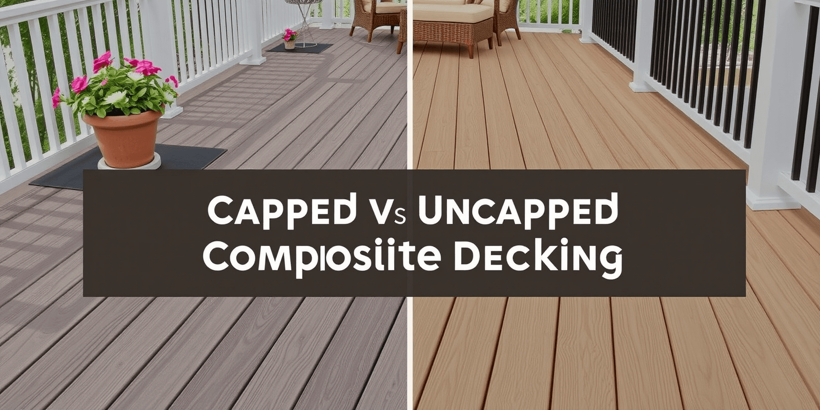Capped vs Uncapped Composite Decking: Which is Right for You?