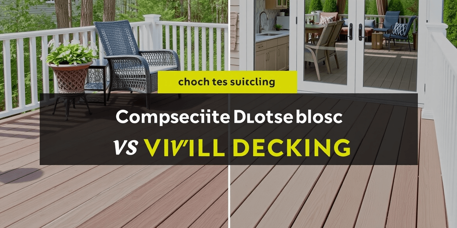 Choosing Between Composite and Vinyl Decking: A Comprehensive Guide