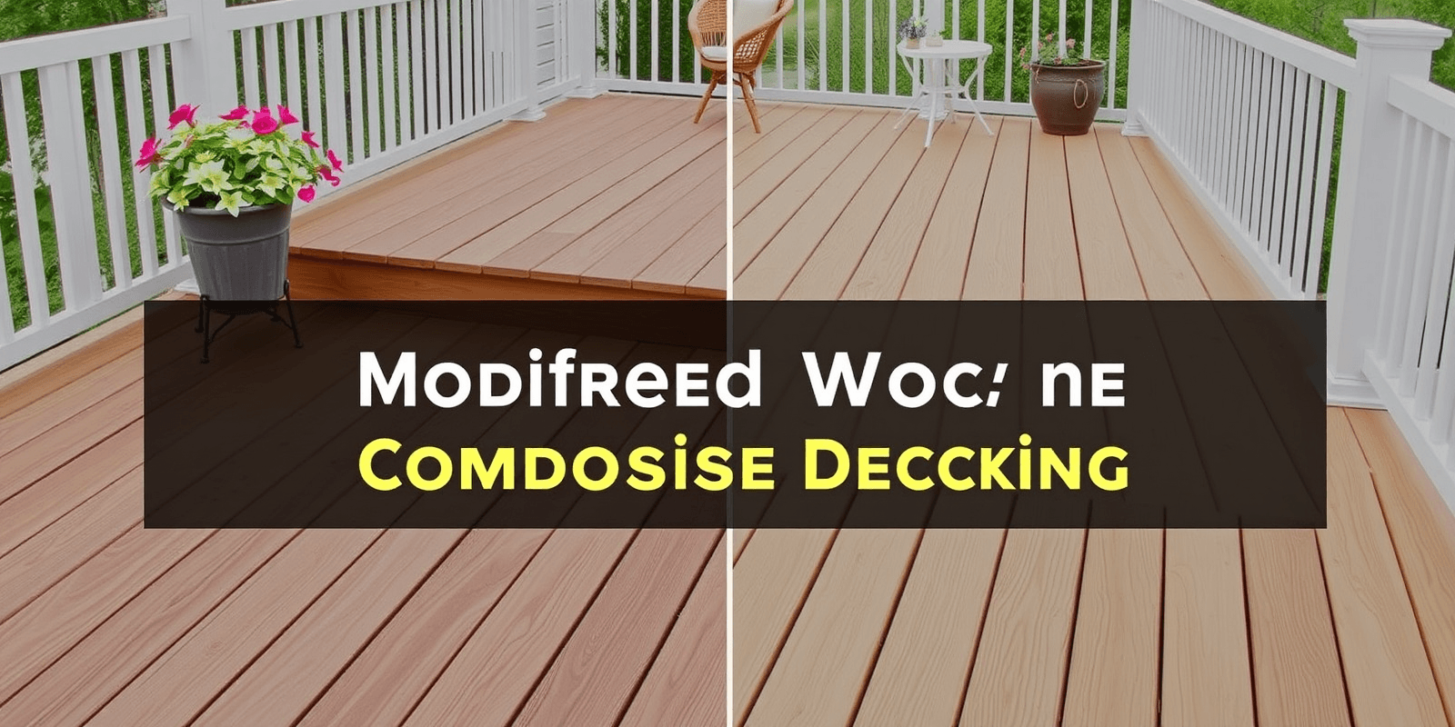 Choosing Between Modified Wood and Composite Decking: A Detailed Guide
