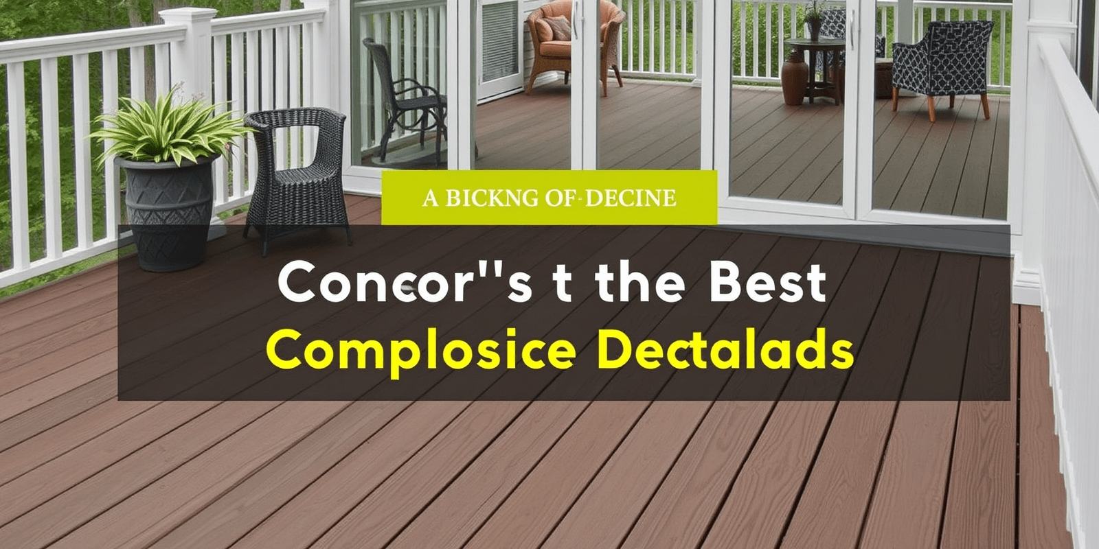 Choosing the Best Composite Decking Product: A Buyer's Guide