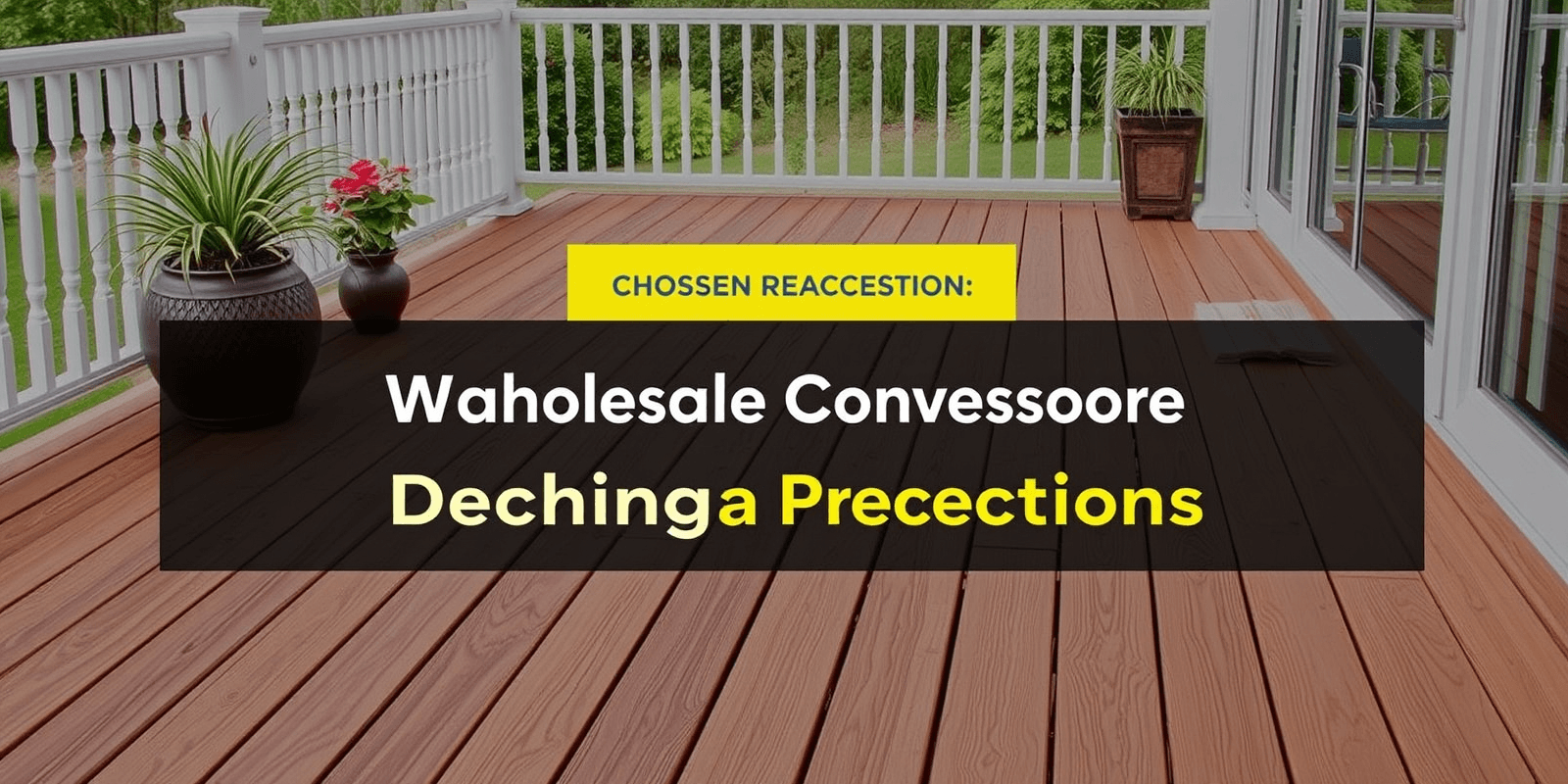 Choosing the Best Wholesale Composite Wood Decking Manufacturers: A Comprehensive Guide