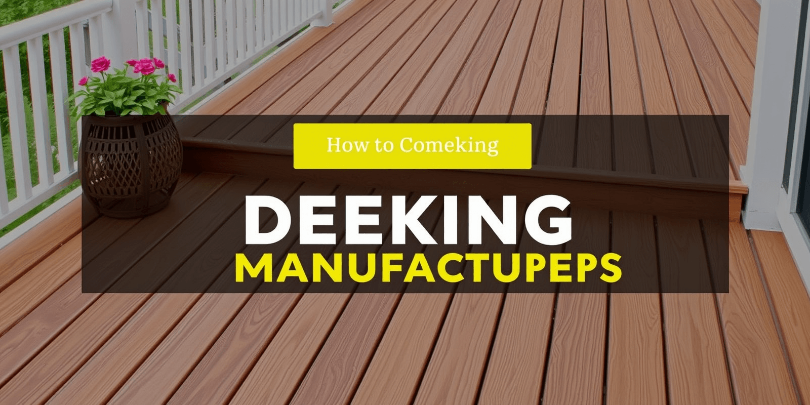 Choosing the Best Wood Composite Decking Manufacturer: A Comprehensive Guide