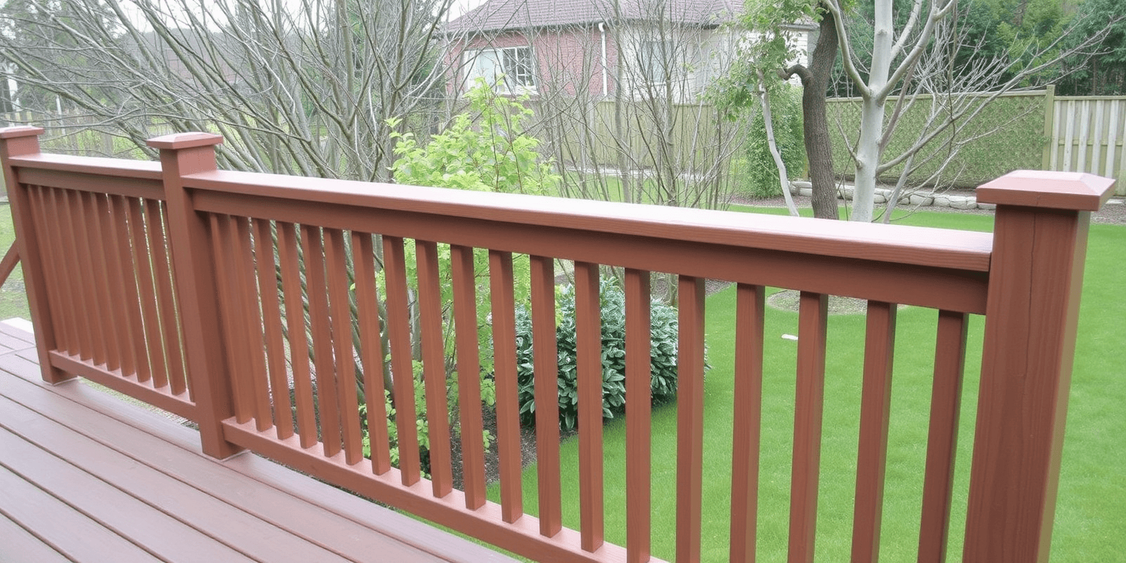 composite decking handrail