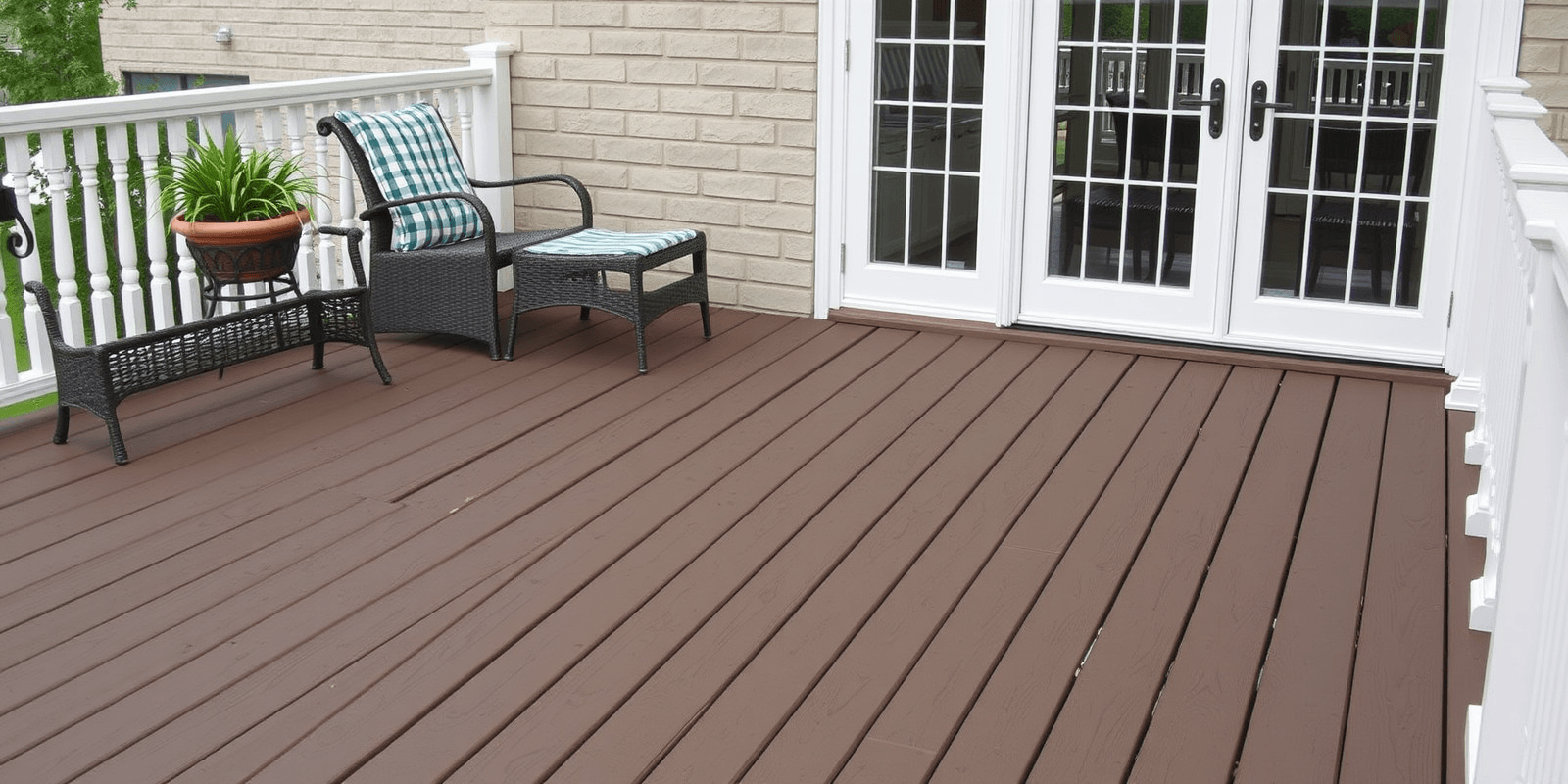 composite decking material at lowes