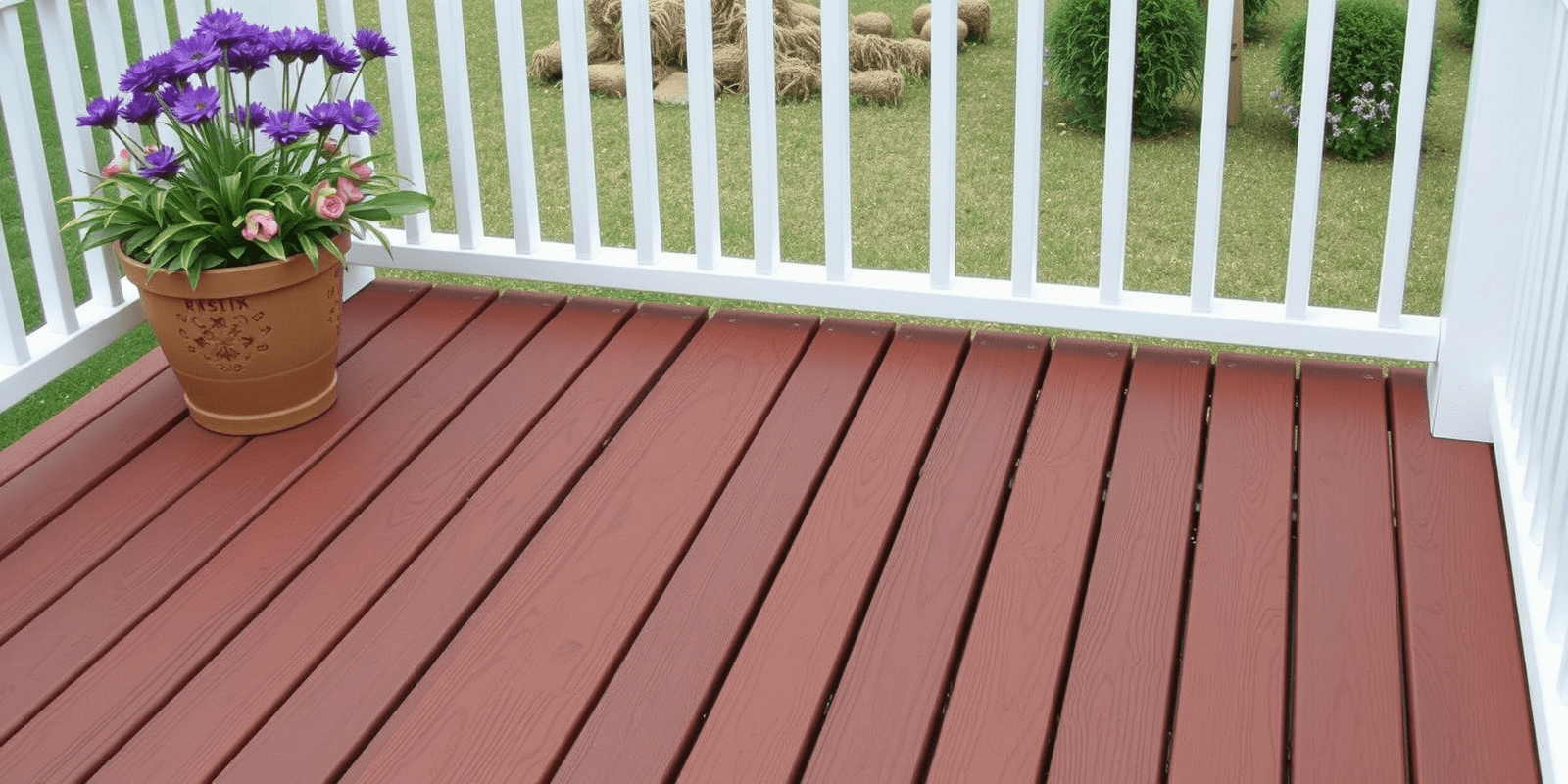 composite wood decking material