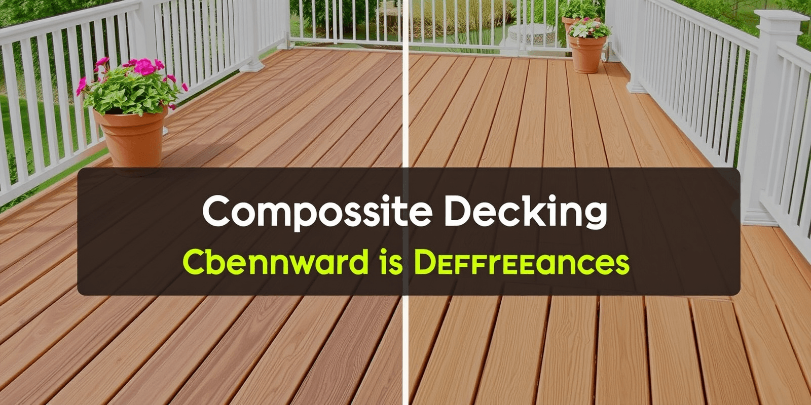 Composite Wood Decking vs Traditional Options: What's the Difference?