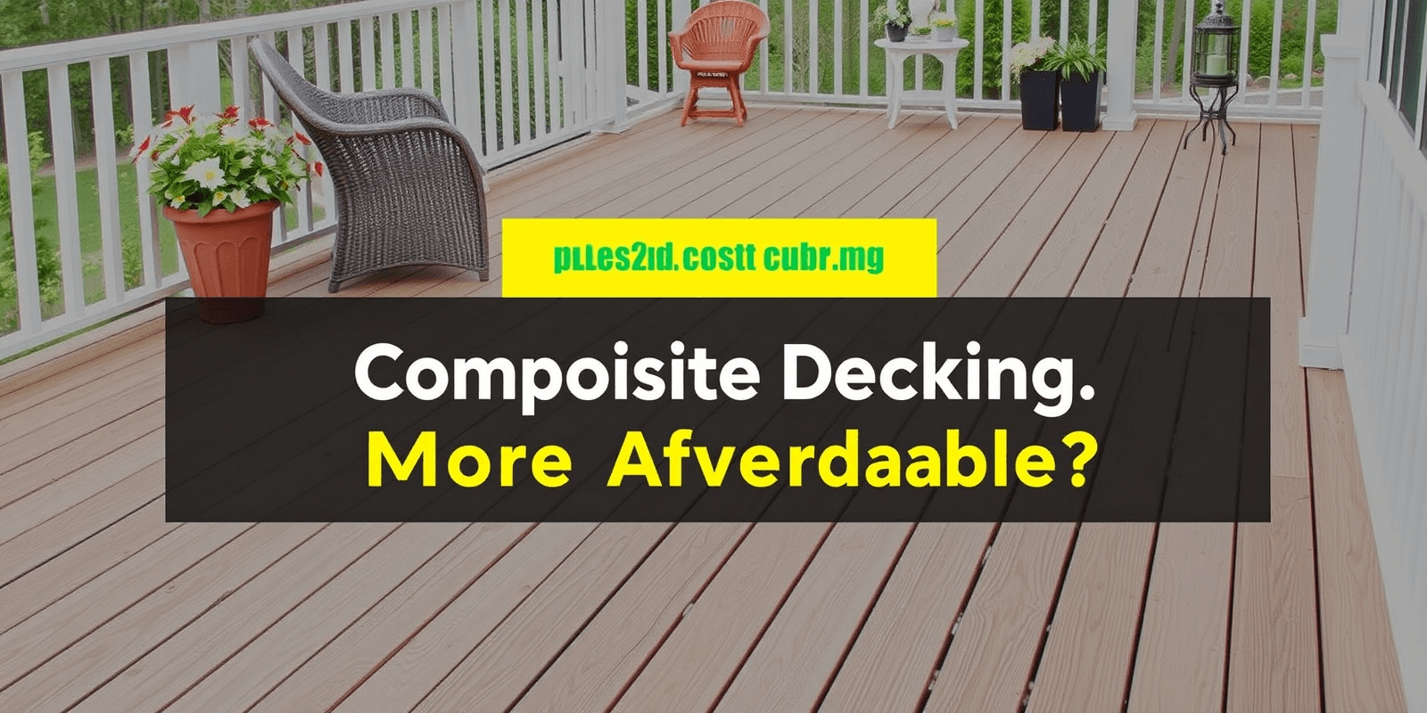 Cost of Composite Decking vs. Wood: Which is More Affordable?