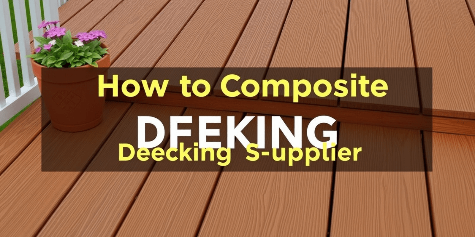 How to Choose the Right Wood Composite Decking Supplier