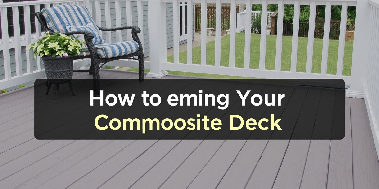 Maintaining Your Composite Deck: Cleaning Tips