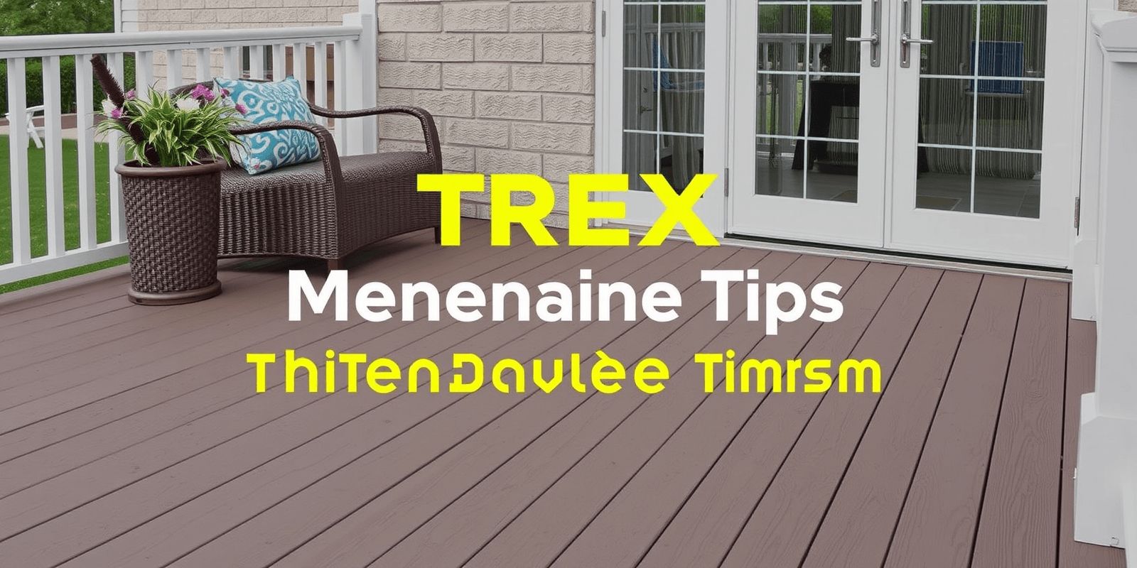 Maintenance Tips for Your TREX Composite Decking