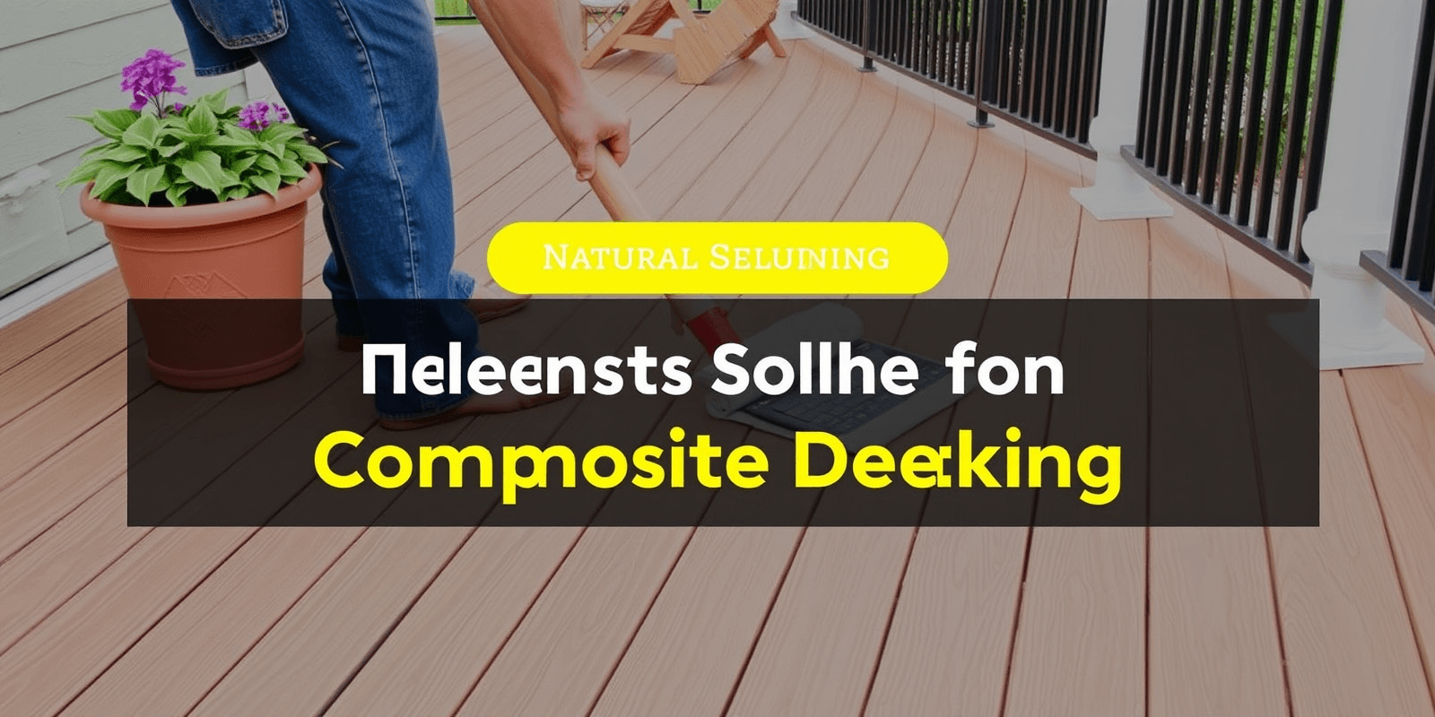 Natural Solutions for Cleaning Composite Decking