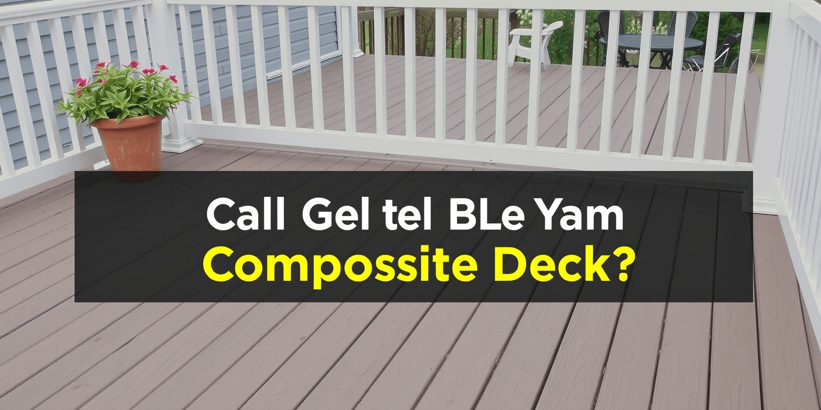 Protect Your Composite Deck: Can Gel Bleach Cause Damage?
