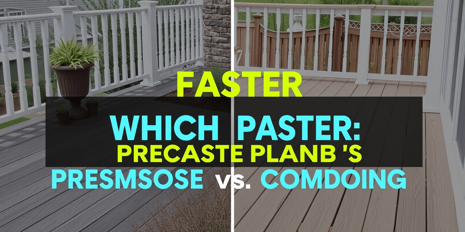 Speedy Deck Installation: Precast Planks or Composite Decking?