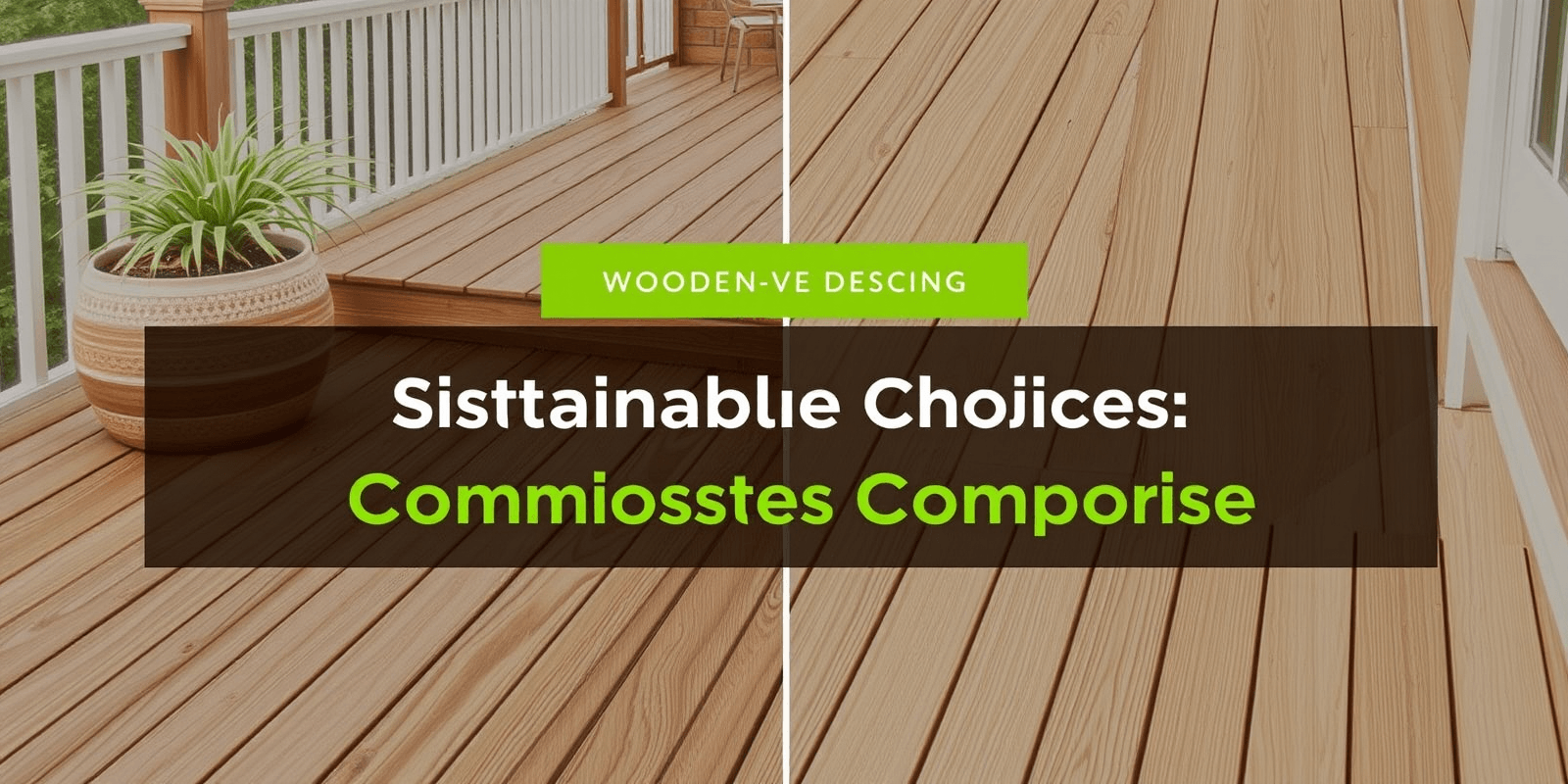 Sustainable Choices: Wooden vs Composite Decking