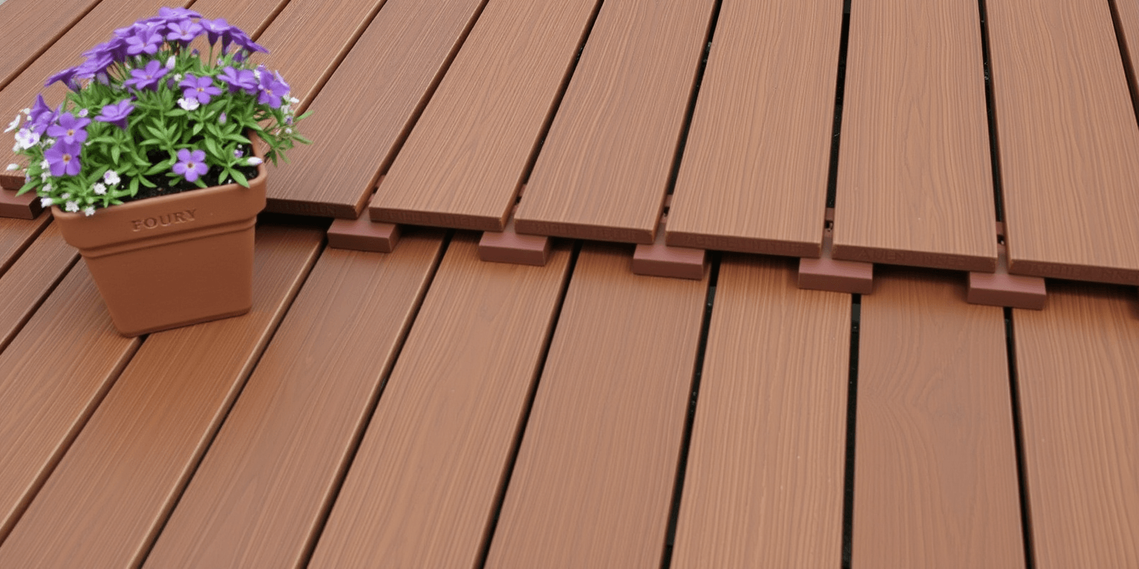 The Eco-Friendly Choice: Wood-Plastic Composite Interlocking Decking Tiles