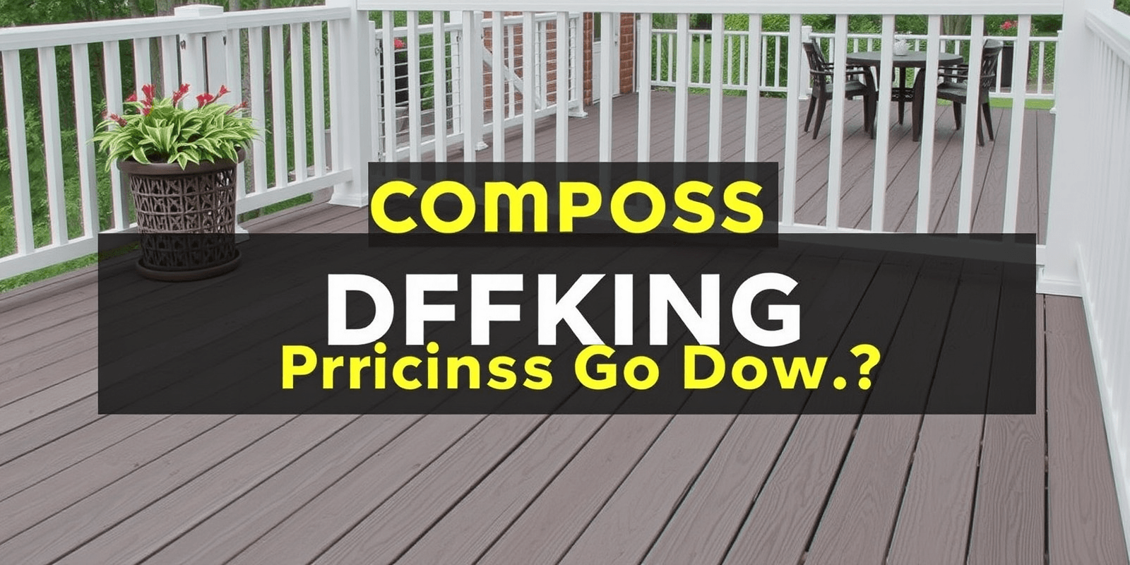 The Future of Composite Decking: Will Prices Go Down?