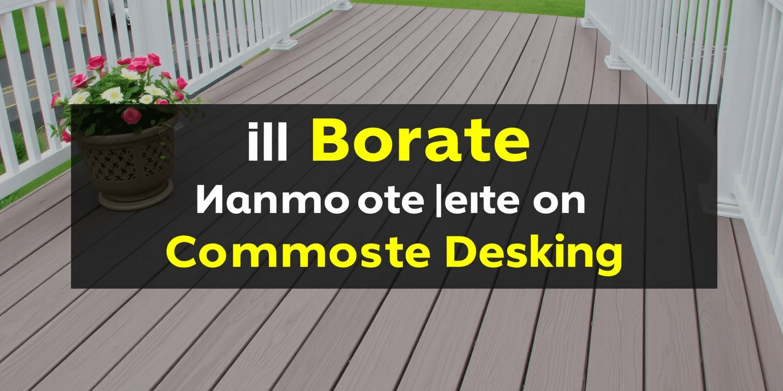 The Impact of Borate on Composite Decking Materials