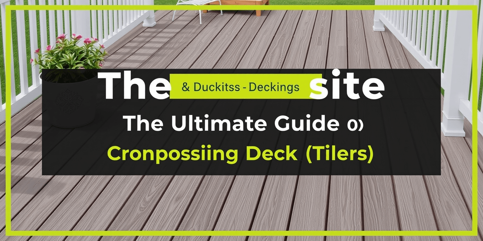 The Ultimate Guide to Choosing Composite Decking Tiles