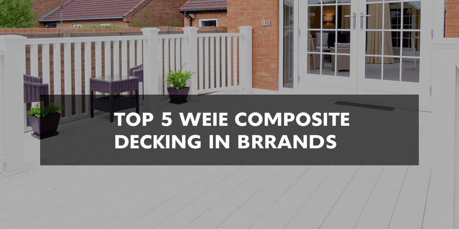 Top 5 White Composite Decking Brands in the UK