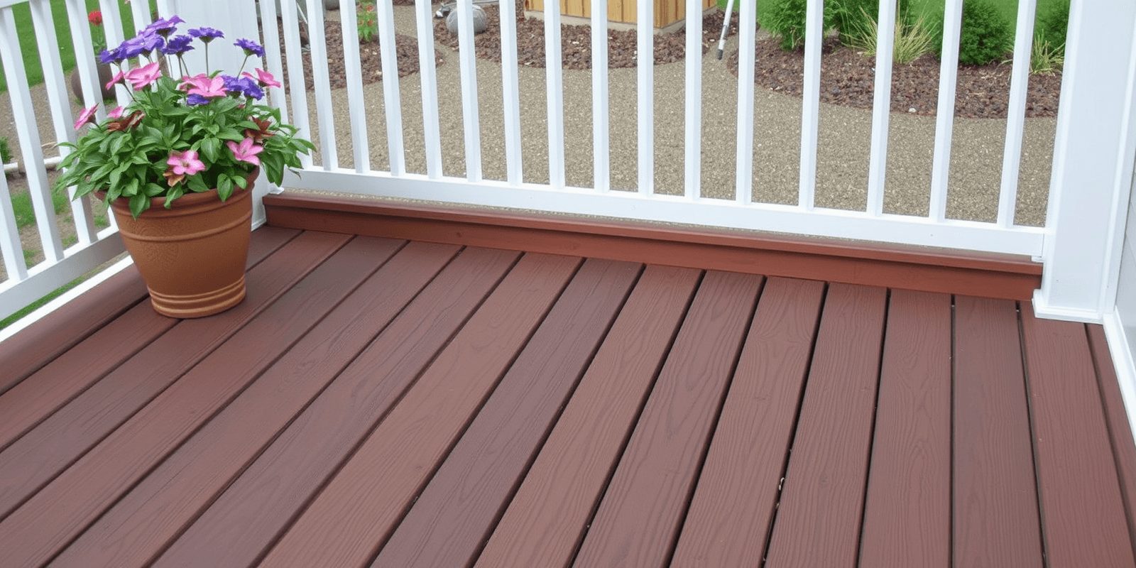 what is composite decking wood made of