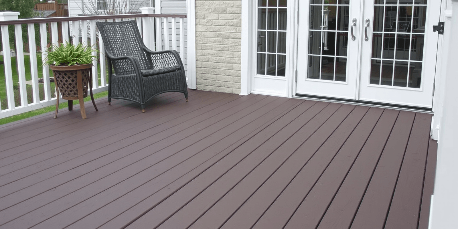 what is safe on composite decking