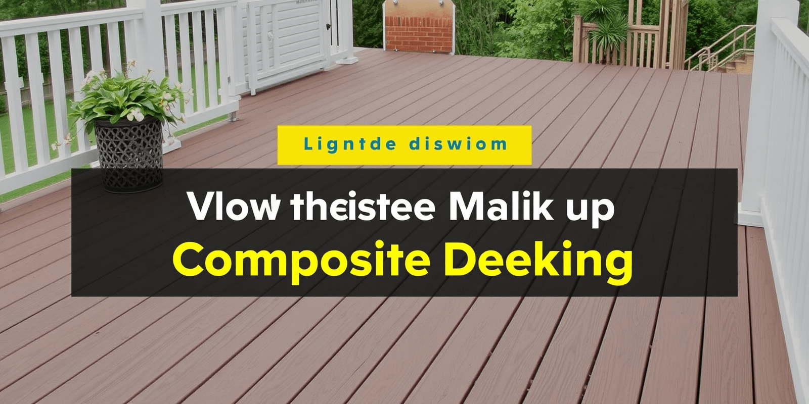 What Materials Make Up Composite Decking?