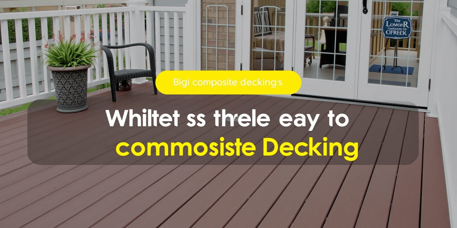 whats the best way to clean composite decking