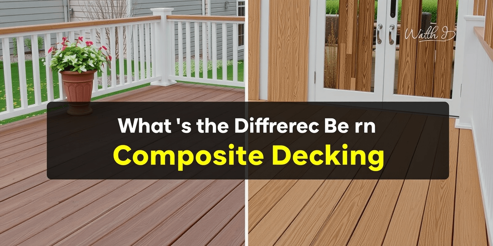 What's the Difference Between Composite Decking and Wood?
