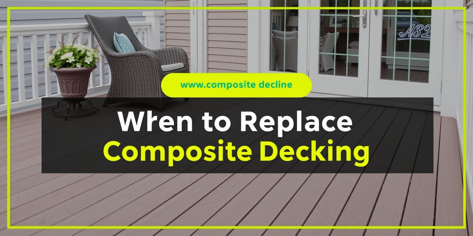 When to Consider Replacing Composite Decking: A Comprehensive Guide