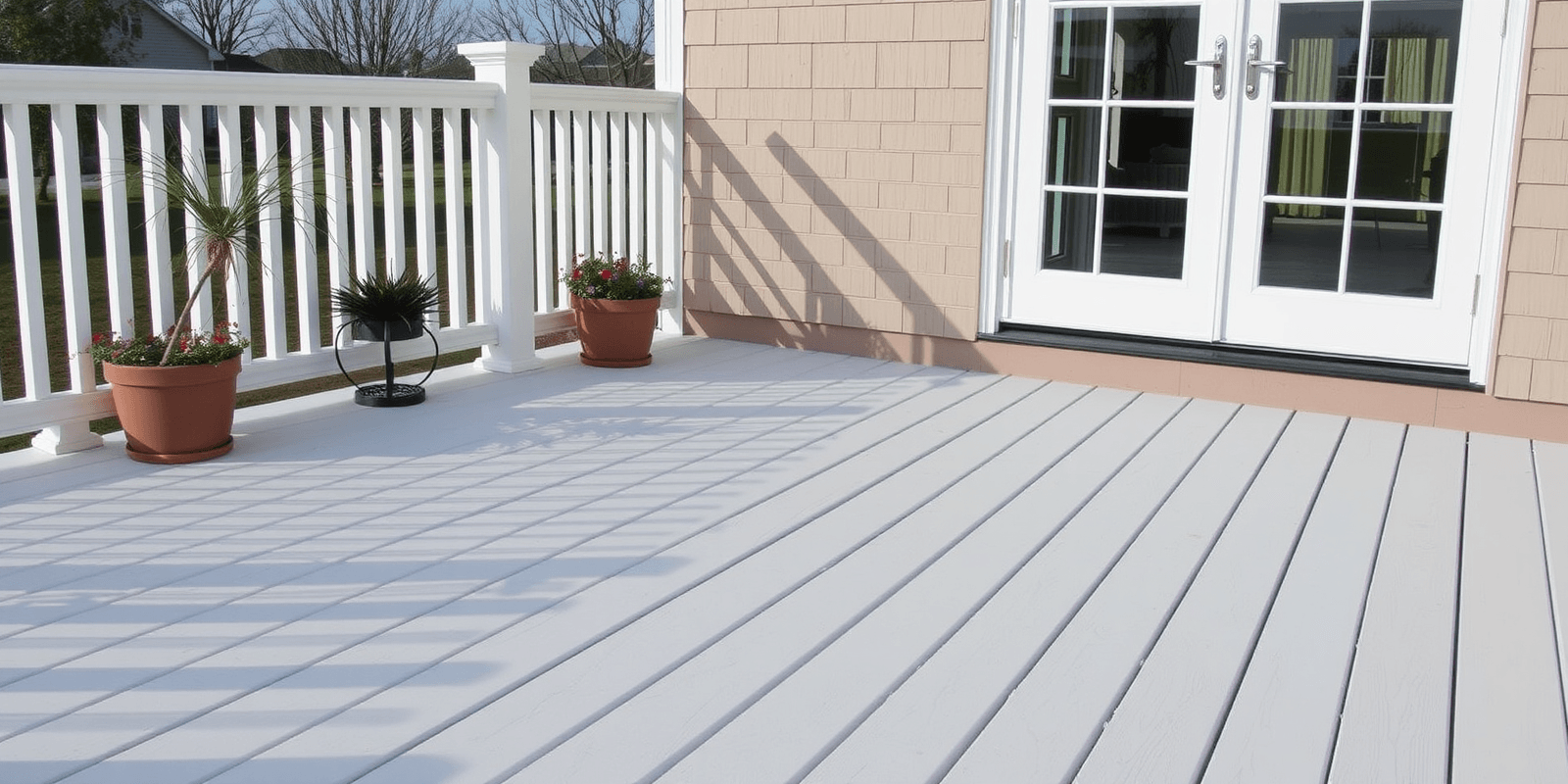white composite decking boards truorganics