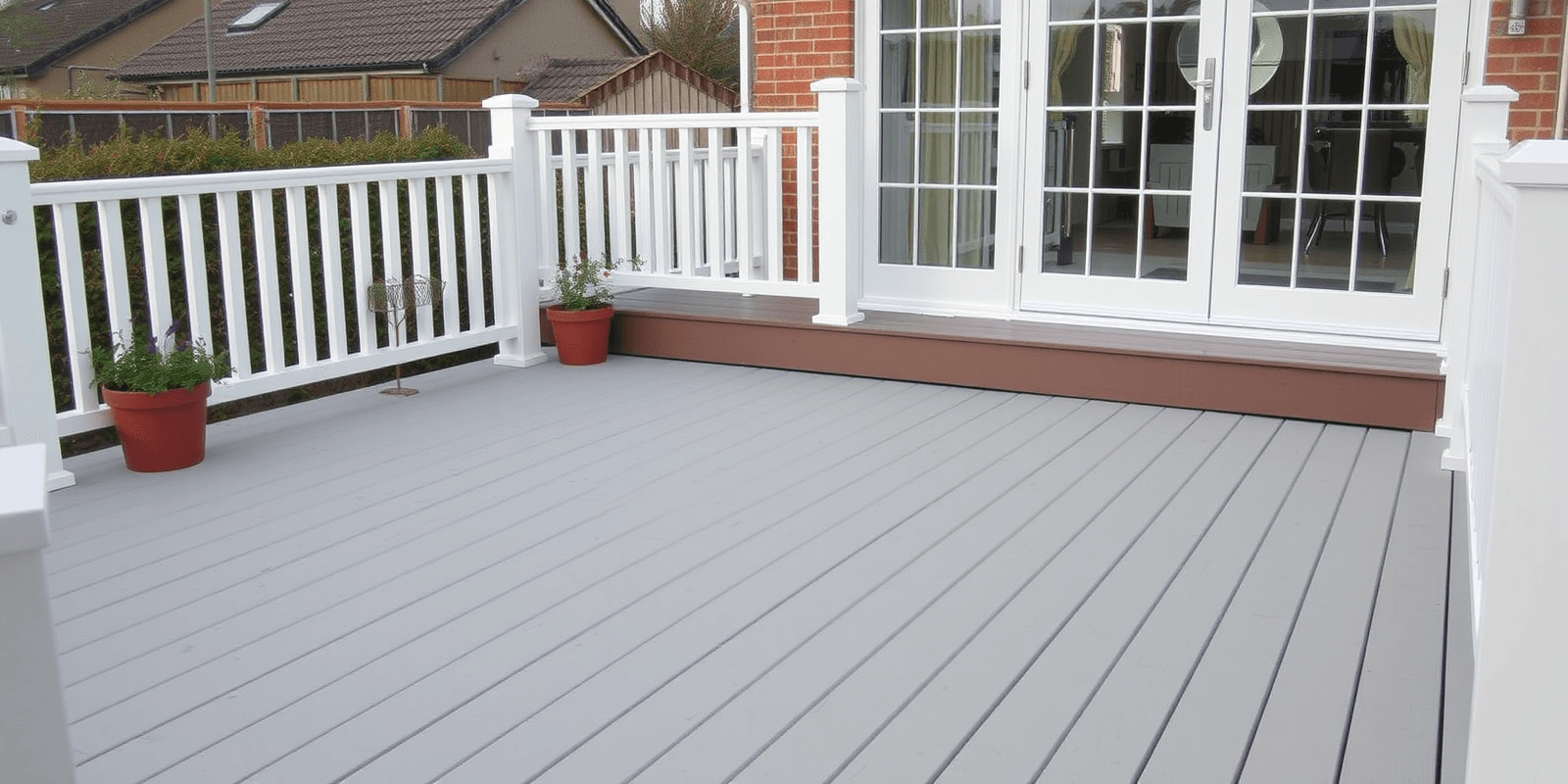 white composite decking bunnings