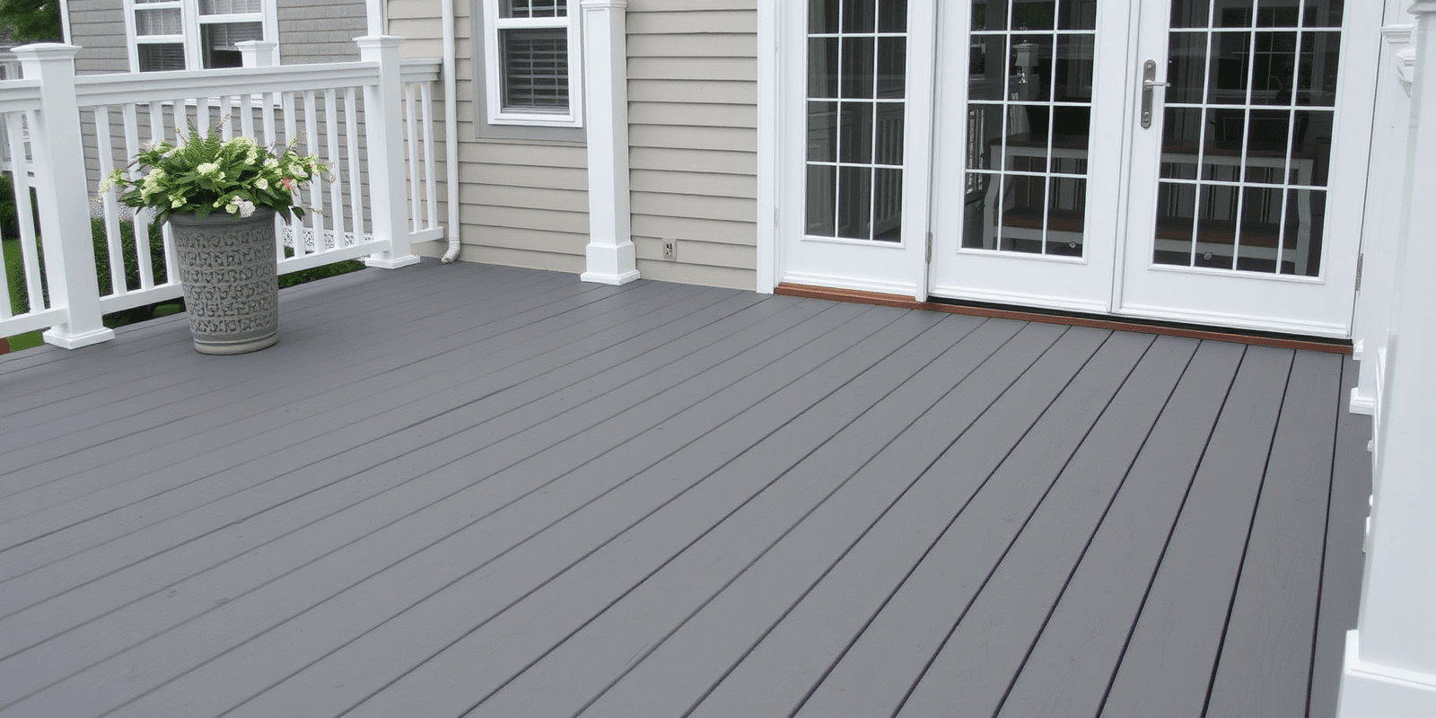 who makes square edge capped nantucket gray composite decking