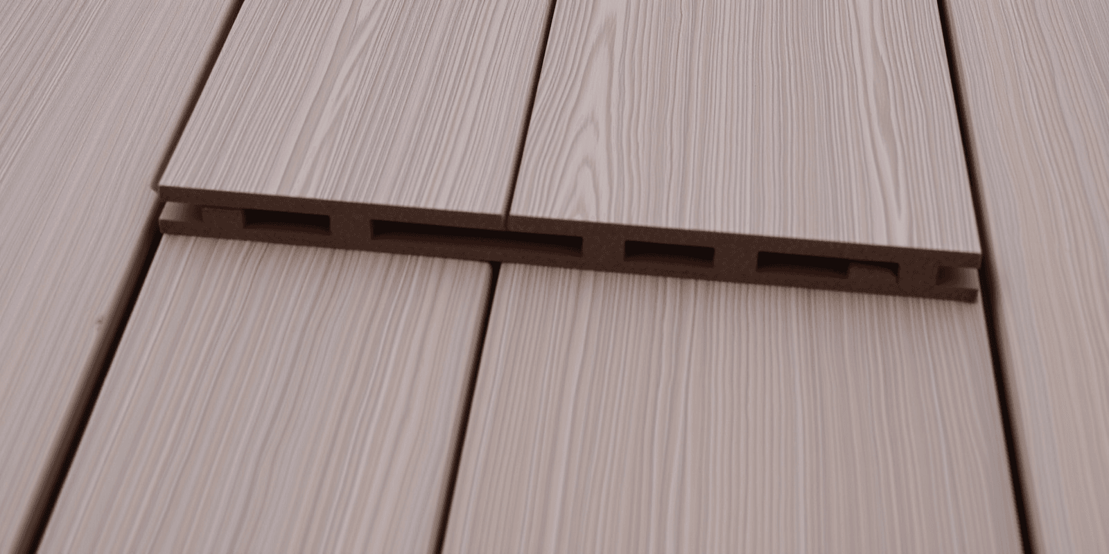 why do composite decking are hollow in middle