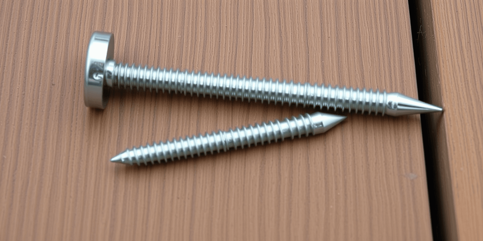 why dual thread screws for composite decking