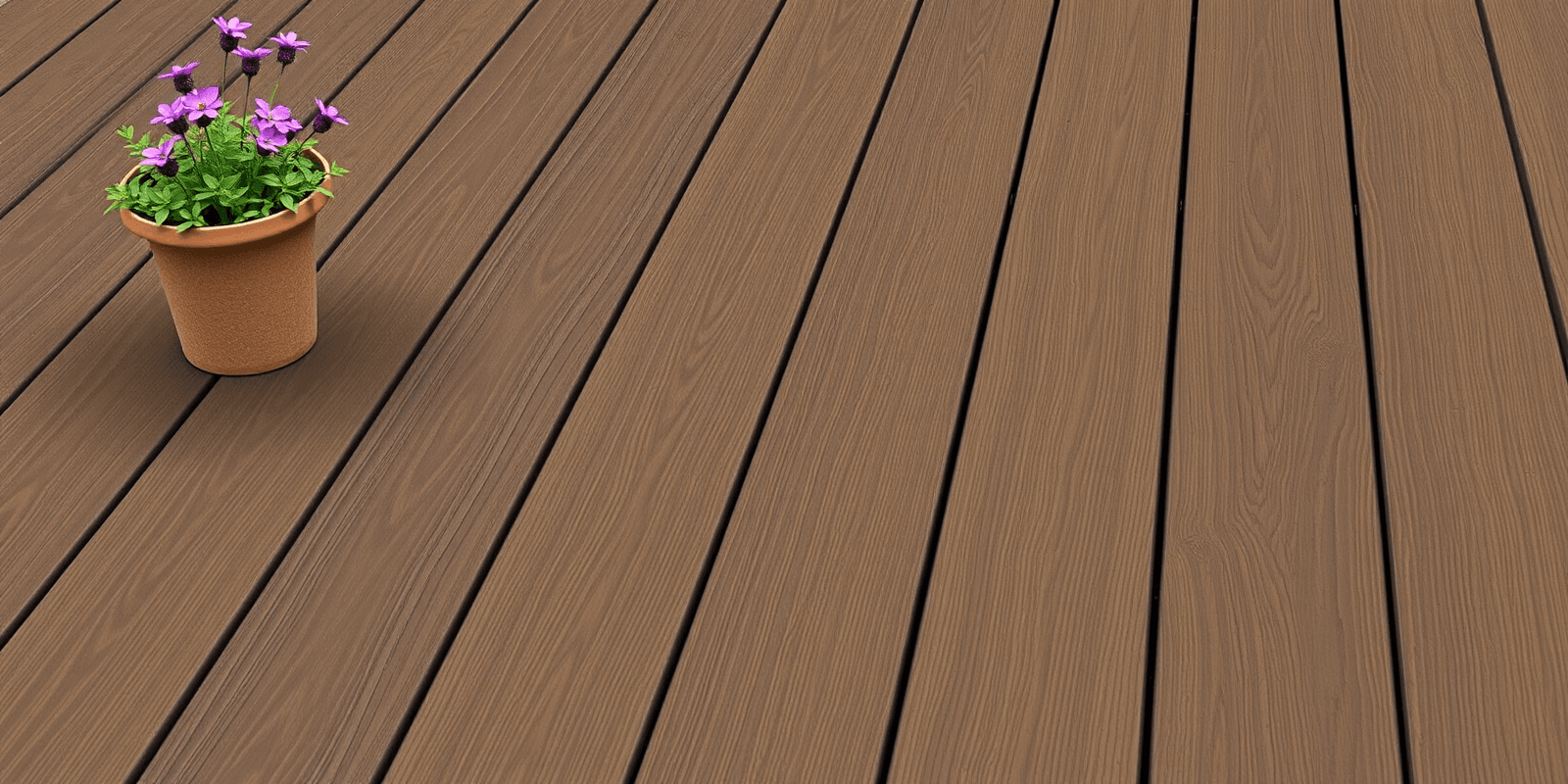 wide plank composite decking coffee bamdeck 3g sample