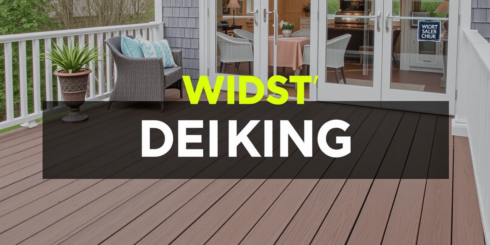 Widest Composite Decking: The Ultimate Guide to Choosing the Best Option