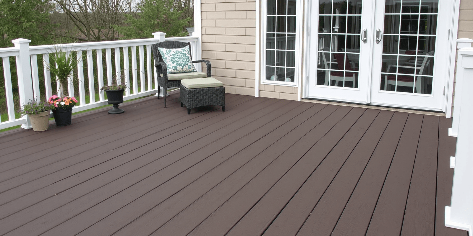 widest composite decking
