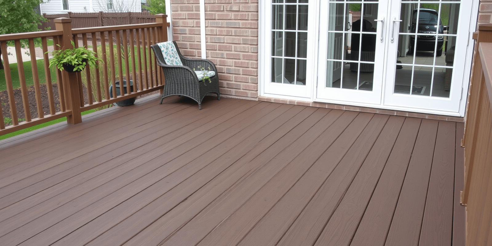 wild brown composite decking