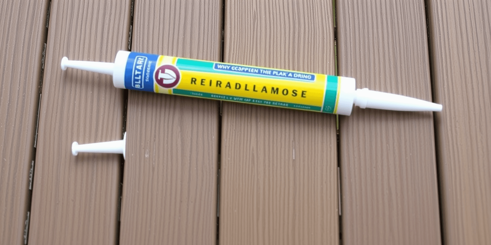 will caulk stick to composite decking