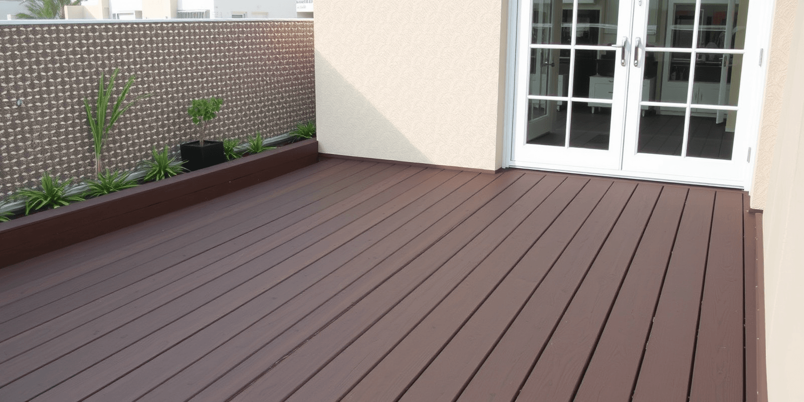 wood plastic composite decking dubai