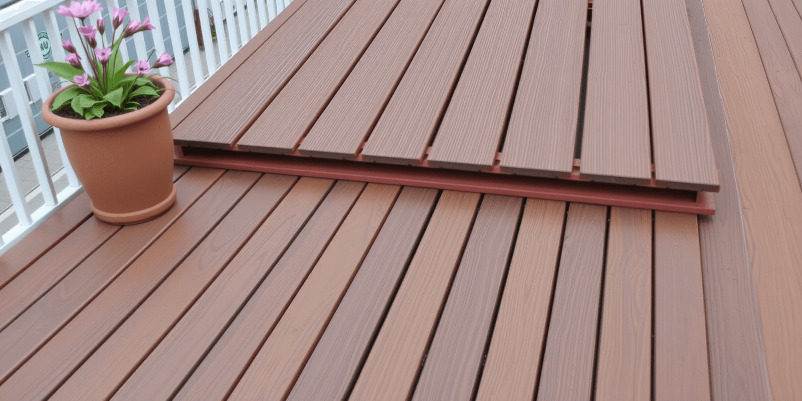 wood polymer composite decking supplier