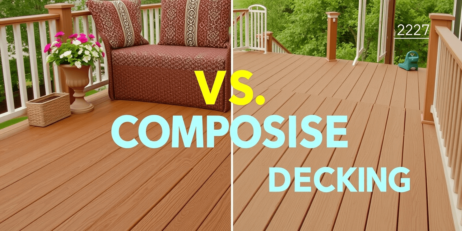 wood vs composite decking pros and cons