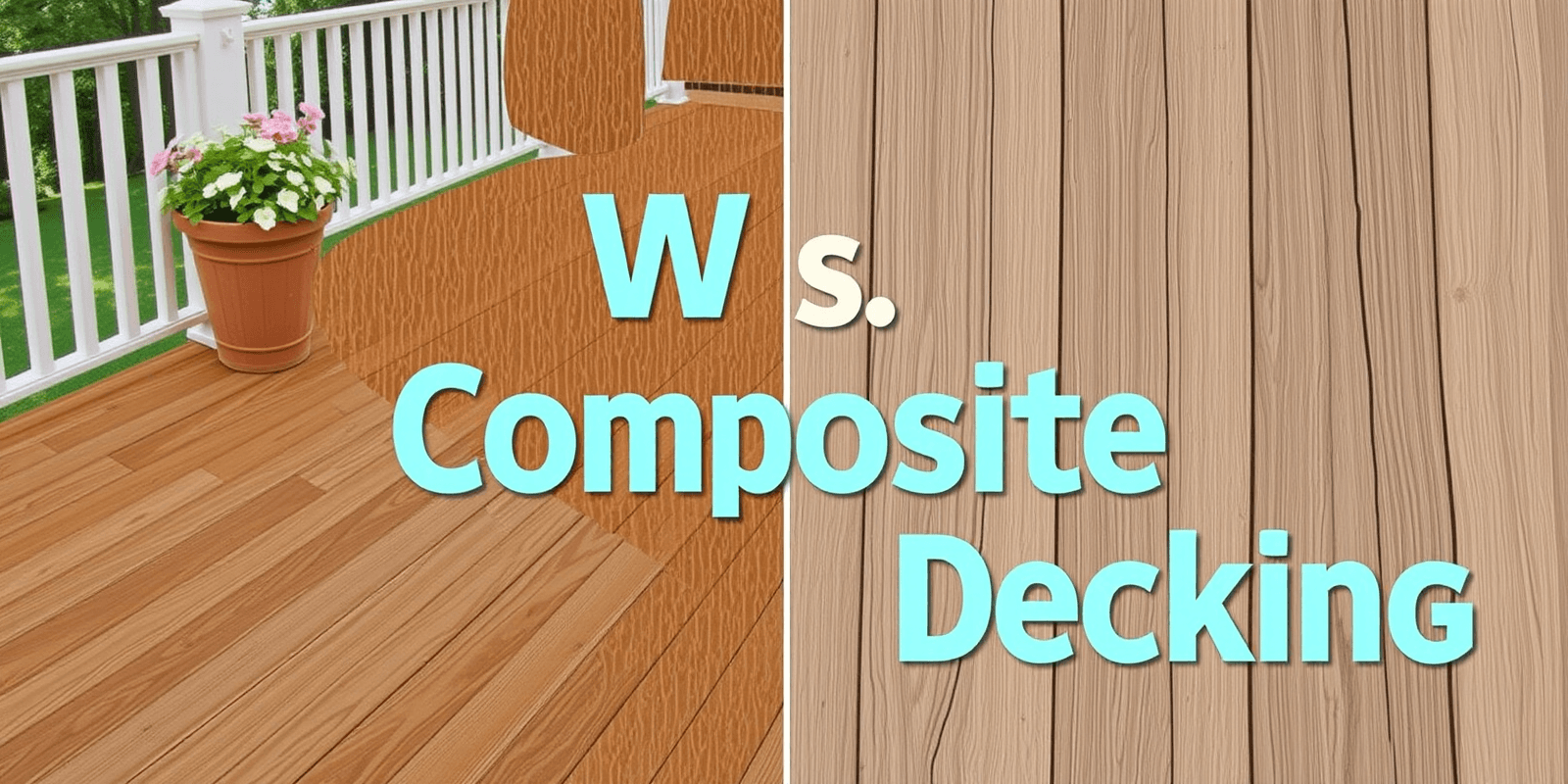 wood vs. composite decking