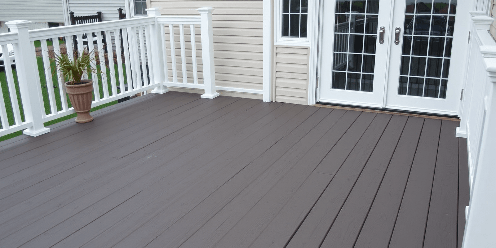 wrap composite decking