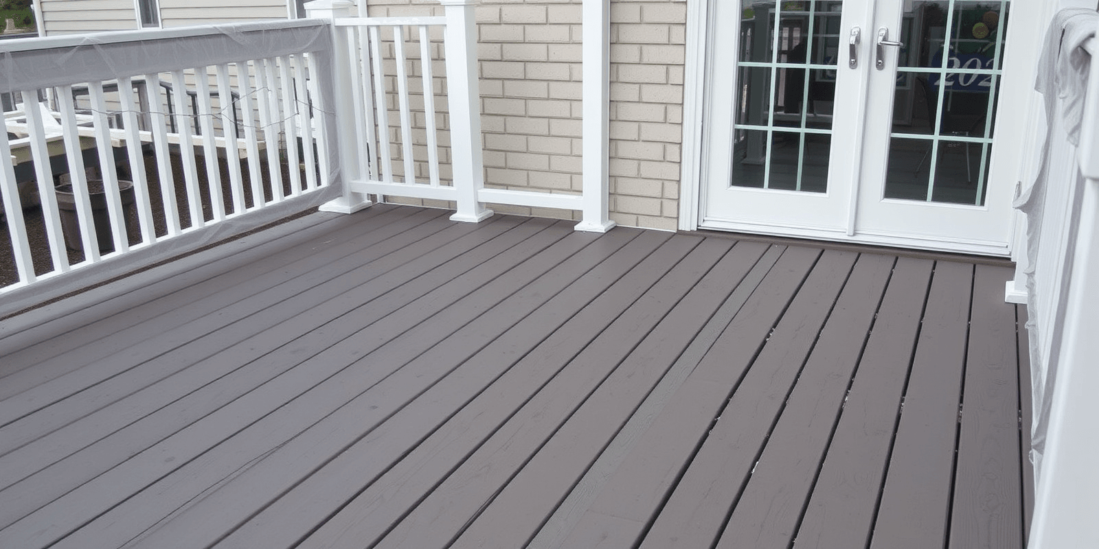 wrapped composite decking