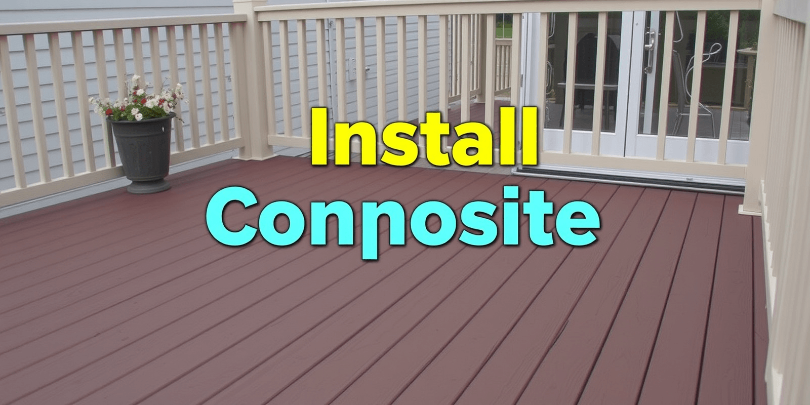 youtube install composite decking