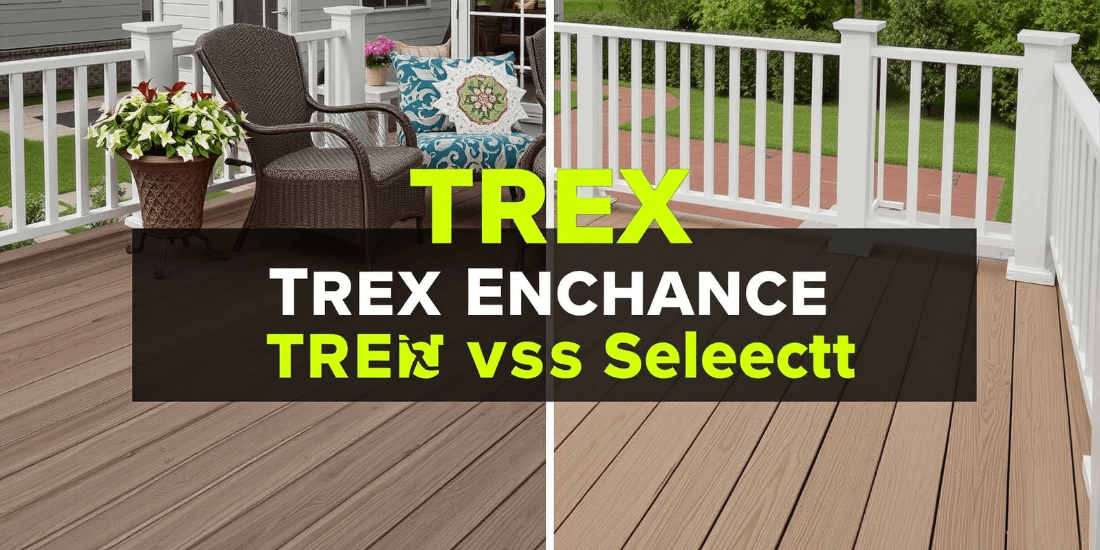 Choosing Between TREX Enhance and Select: The Ultimate Composite Decking Guide