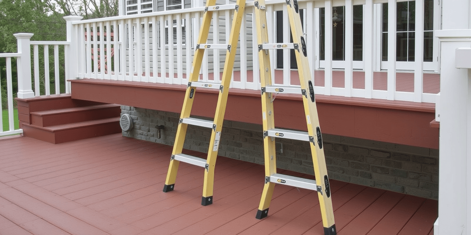 Choosing the Right Ladder for Composite Decking